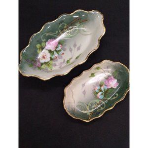 Antique Limoges Coiffe France deocrated by Limoge Artist Gilbert